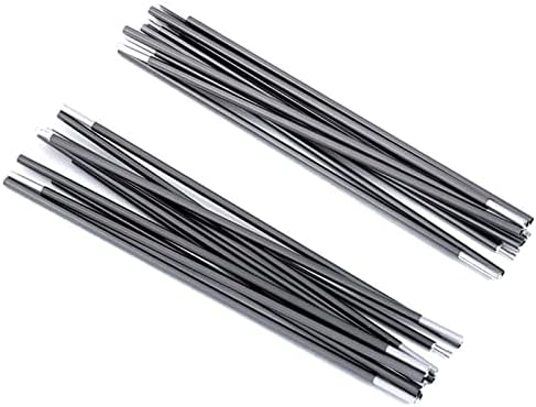 Weanas Tent Poles Replacement, Aluminum Rod Tent Pole Multifunction Lightweight Tent Pole Repair Kit, 7001 Series Aluminum Heated (16'3"(496cm) 2 Pole)