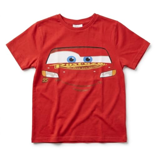 Cars Kurzarm-T-Shirt für Mädchen und Jungen - Atmungsaktives Weiches und Bequemes Lightning McQueen Kinder-T-Shirt Sommerkleidung Alltag und Ausflüge