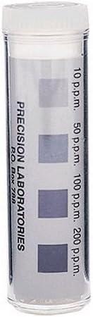 Chlorine Sanitizer Test Strips, 100/Pack