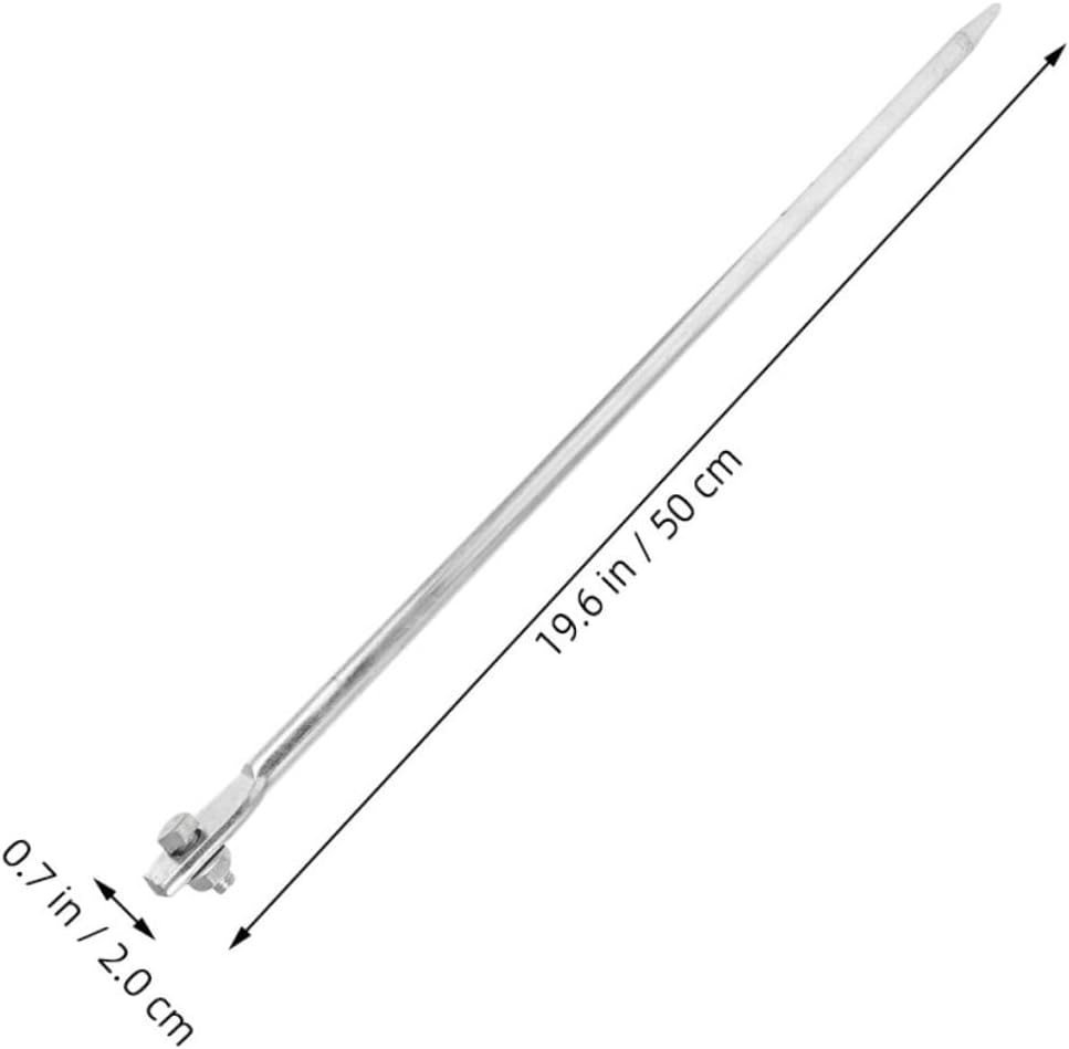 4pcs Heavy Duty Grounding Rods Durable Iron Grounding Stake for Electric Fences Signal Towers and Outdoor Use Weatherproof High Conductivity Reliable Protection