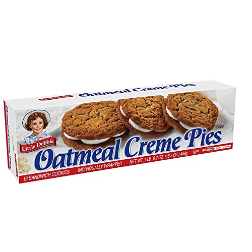 Little Debbie Oatmeal Crème Pies, 4 Boxes, 12 Pies Per Box
