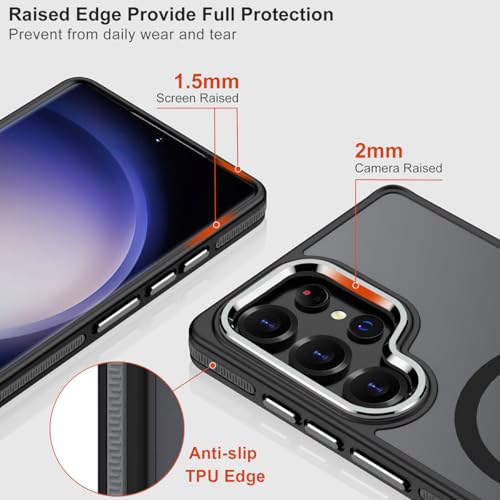 Image of MALEWOLF Magnetic Case for Samsung Galaxy S25 Ultra, Slim Matte Cover
