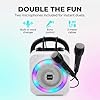 RockJam 10-Watt Rechargeable Bluetooth Karaoke Machine with Two Mics, Lightshow & Voice Effects #2