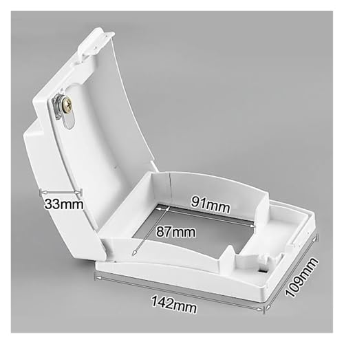 Protector de enchufes para exterior tipo 86 a prueba de salpicaduras para patios 5