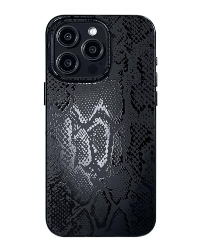 Coque iPhone 14 Pro Max MagSafe SCORPIFY imprimé serpent noir mat antichoc - 4