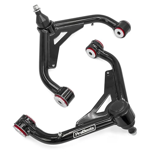 2-4" Lift Front Upper Control Arms for 2001-2010 Chevy Silverado/GMC Sierra 2500HD/3500HD 4WD, 2001-2006 Silverado/Sierra 1500HD, 2001-2004 Silverado/Sierra 2500, Heavy-Duty Tubular Control Arms by PraOents - Used condition - US$76.14