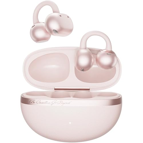 QCY Crossky C50 Open Ear Earbuds, Clip On Earbuds Bluetooth 6.0