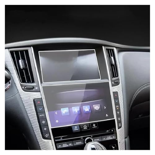 Protection d'écran Infiniti Q50 Q60 verre trempé anti-rayures Lot de 2