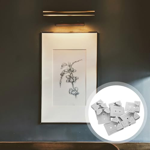 Crochets de miroir et cadre robustes | Support fixation murale Holibanna - 7