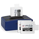 Entrega: 3x mtb more energy Batería recargable de alto rendimiento| 1x Base del cargador doble | 1x Cable USB Micro
