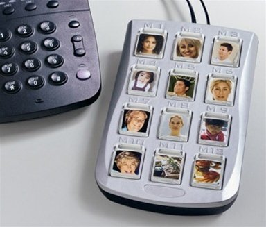 ONE-TOUCH PHOTO DIALER WITH BIG BUTTONS FOR ELDERLY, POOR VISION, CHILDREN