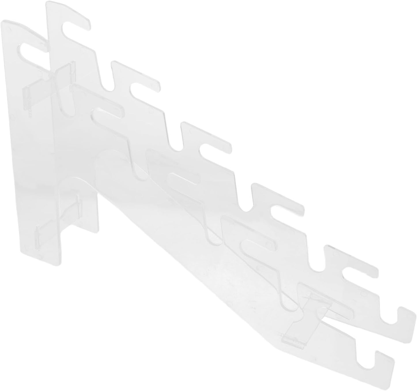 Acrylic CD Storage Rack, 5 Slot Upright Organizer