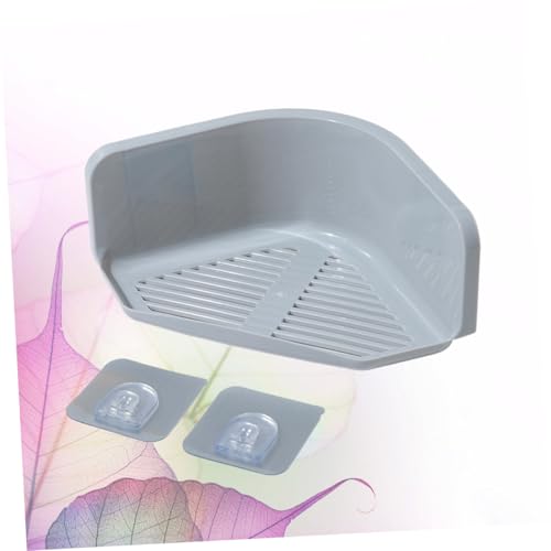 Panier de rangement triangulaire sans perçage pour maximiser l'espace douche