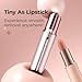 Kradaa Facial Hair Removal for Women: Electric Face Razor with LED Light - Painless & Instant Results Mini Shaver for Travel Use (Rose Gold)