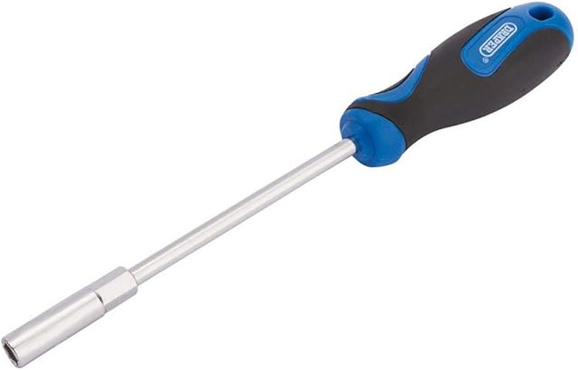 Draper 63499 Soft Grip Nut Spinner, 8 mm Size , Blue
