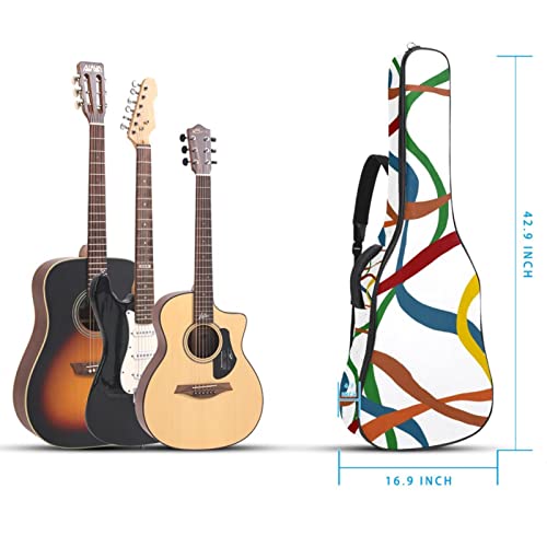Housse imperméable pour guitare acoustique avec double bandoulière et poche Motif chat, Multicolore 03., 42.9×16.9×4.7… - Les Beatles, Paul McCartney, John Lennon, RIngo Starr, George Harrison Housse imperméable pour guitare acoustique avec double bandoulière et poche Motif chat, Multicolore 03., 42.9x16.9x4.7… – Image 6