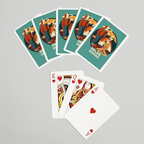Helen Georgia Camping Coyote Baraja de Póker 52 Cartas miniatura 7