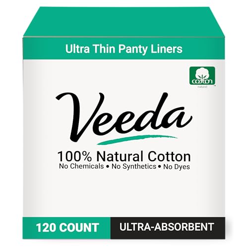 Best Pantyliners For Sensitive Skin For 2023 9 Veeda Natural Cotton Ultra Thin Panty Liners for Women - Breathable Thin Daily Liners are Always...