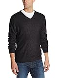 American Icon Men's V-Neck Solid Sweater