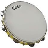 Pandeiro acrilico 12" leitosa amarelo 83 yl