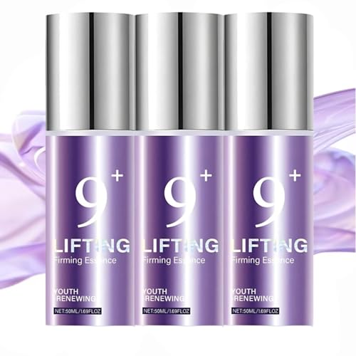 Lift & Firming Essence,9+ Nad Plus Bio Lifting Essence,Instant Iift Plus Cernes,Creme Lifting Immediat Visage,Raffermissante Anti-âge,Réduit Les Ridules,Sérum Anti-âge,Essence Anti Cerne (50ml, 3PC)