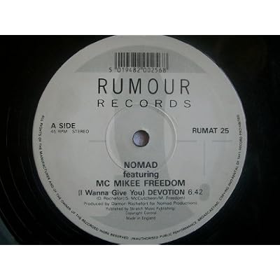 NOMAD ft MC MIKEE FREEDOM (I Wanna Give You) Devotion 12"