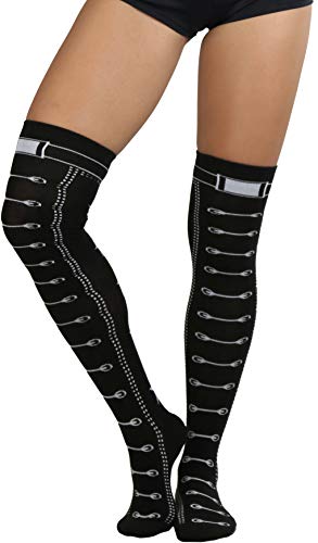 Image of ToBeInStyle Women's Over The Knee Knit Thigh High Warm Socks