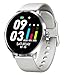 Produktbild Emporia Watch Basic Smartwatch, Uhr mit Schlafüberwachung, Herzfrequenzmessung, Blutsauerstoffmessung & Blutdruckmessung, Inkl. Schrittzähler, Wettervorhersage Funktion, Für Damen & Herren, Silber