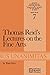 Produktbild Thomas Reid's Lectures on the Fine Arts: Transcribed from the Original Manuscript, with an Introduction and Notes (Archives Internationales D'Histoire Des Idées Minor (7), Band 7)