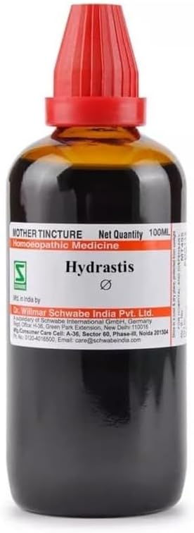 Willmar Schwabe India Homeopathic Hydrastis Canadensis Mother Tincture 1X (Q) (100ml)