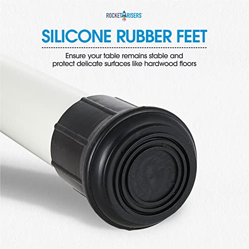 Rocket Risers Folding Table Risers - Make Your Folding Table A Counter Height Table - Set Of 4 Table Leg Risers #TOP3