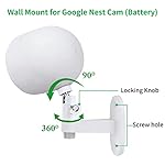 2Pack-Adjustable-Security-Wall-Mount-Bracket-for-Google-Nest-Cam-Outdoor-or-Indoor-Battery-Perfect-View-Angle-for-Your-Security-Camera-System-White
