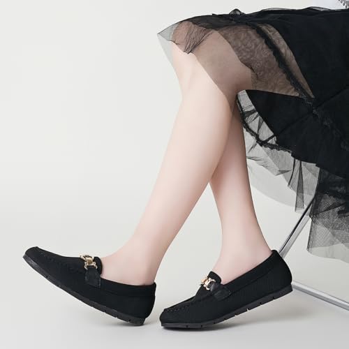Image of Cvistpieo Loafers for Women Business Casual Shoes Comfortable & Lightweight Penny Loafers Slip On Work Flats