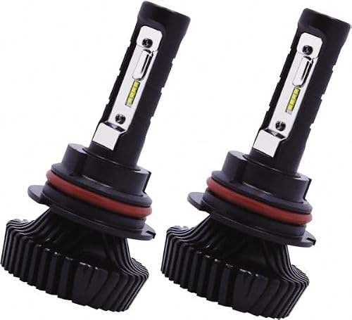 PRO SOURCE 9007 LED Headlights, 2-Piece Set, 4500 Lumens, 40W High/Low Beam, 6500K Cool White, 10-40 VDC