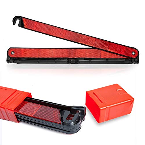 image for aikko Safety Triangle Kit Road Emergency Warning Reflector Roadside Re