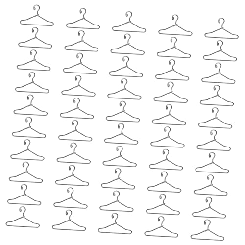 BESPORTBLE Practical 50pcs Metal Doll Clothing Rack Long-Lasting for Boys and Girls' Room
