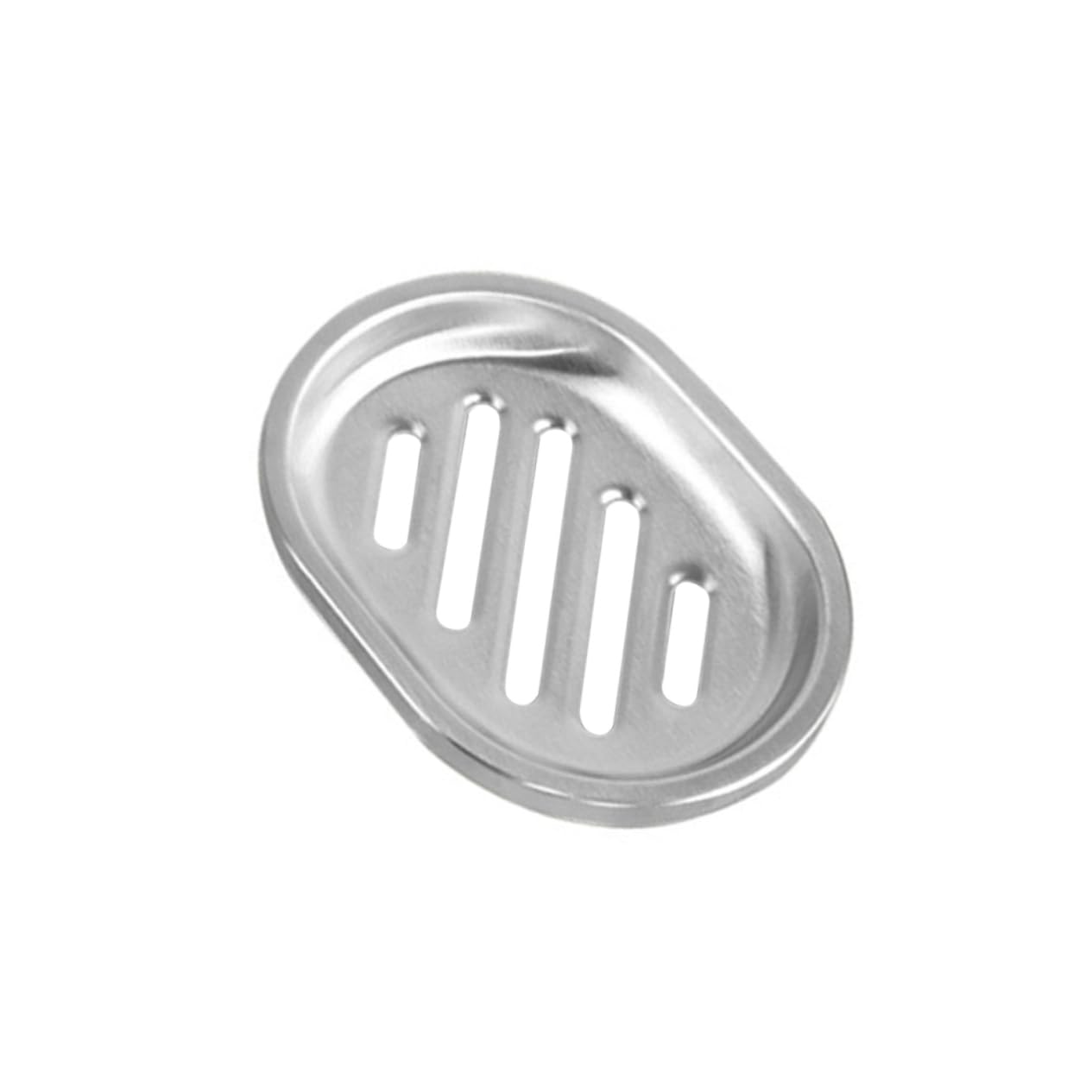 Ciieeo Jabonera de Acero Inoxidable de 3 Piezas con Diseño de Rayas Elegante Y Drenaje para