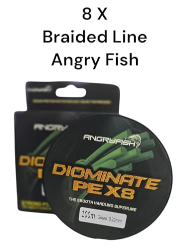 Image of TOBSY Diominate Braid PE X8 100m Green Fishing Line | Ultra Strong, Smooth, Abrasion Resistant Fishing Line for Saltwater & Freshwater (0.20mm -13.0 kg Line Strength)