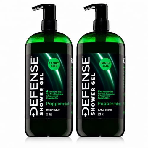 Defense Soap Peppermint Tea Tree Body Wash 32 oz (Pack of 2) by Defense Soap - Used condition - US$64.50