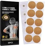 50 Pieces Magnetic Acupressure Patches, 600 Gaussian, Magnetic Patch for Pain Relief, for Body Sticker, Relaxation Pain Relief Magnets Acupressure Magnet Acupressure Magnetic Plaster for Knee