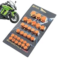 30 Pièces Bouchons Cache-Boulons Moto Vert – Cache-Vis & Écrous Décoratifs Antirouille Pour Moteur & Transmission