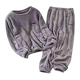 Pyjama Ensemble Chaude pour Femmes Hiver Velours Corail ouveau épais Plus Velours Grande ...