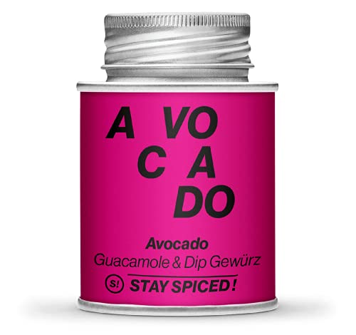 Stay Spiced! Avocado - Guacamole & Dip Gewürz - Avocado Gewürz für Avocado-Kreationen | verpackt in 170ml Schraubdose | Füllgewicht 85g Cover