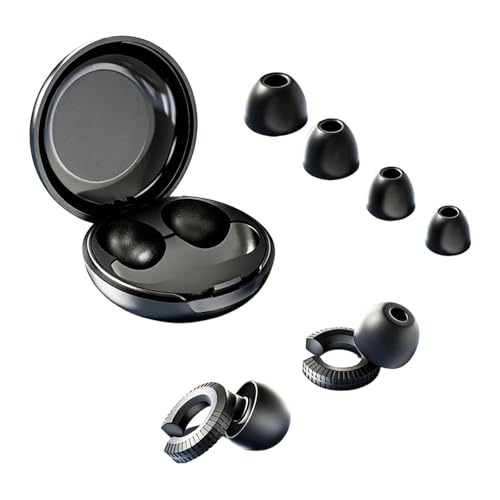 Soft Silicone Noise Cancelling Earplugs for Small Ear with 50dB Sound Reduction & Comfortable Fit Ideal for Sleep High Comfort S