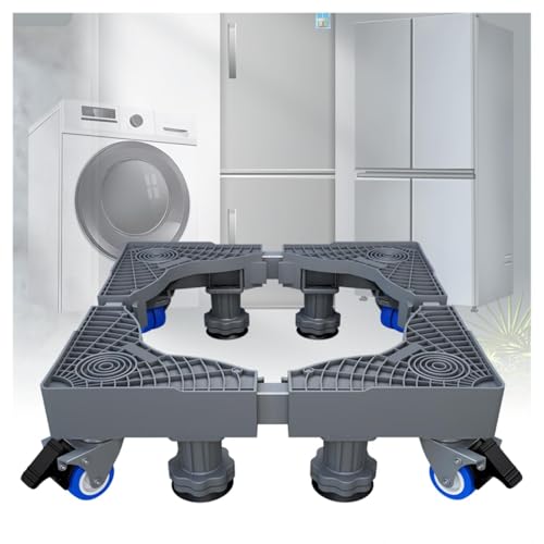 WXJHNYBS Soporte para Lavadora Teniendo 360 Kg Lavadora Base Ajustable Fuerte Y Robusto Base para Lavadora Secadora,4patas-4ruedas