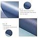 Juertime Matte Navy Blue Wrapping Paper - Reversible Pearly-Lustre Gift Wrap Paper Perfect for Wedding, Valentine's Day, Birthday, Christmas, Father's Day - Mini Roll, 17 Inches X 32.8 Feet