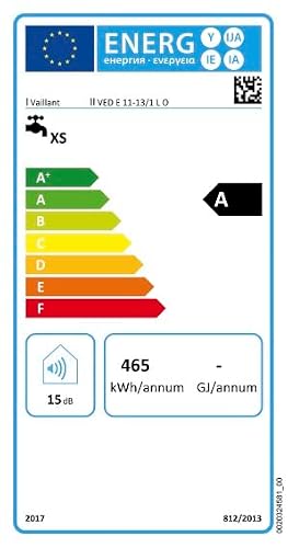 Vaillant Durchlauferhitzer 11 kW VED lite 11-13/1 L O