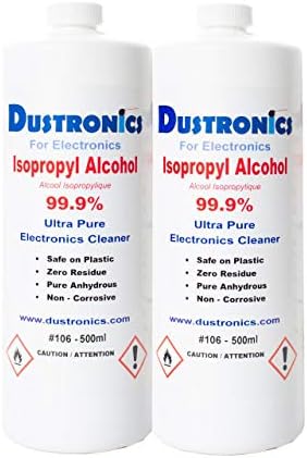 Ultra Pure Isopropyl Alcohol 99.9% 500ML 2 Pack
