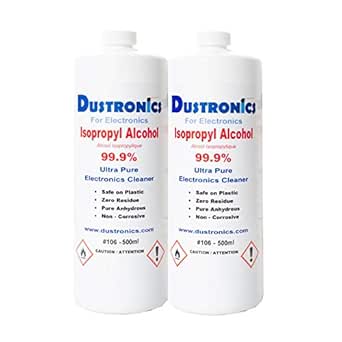 Ultra Pure Isopropyl Alcohol 99.9% 500ML 2 Pack