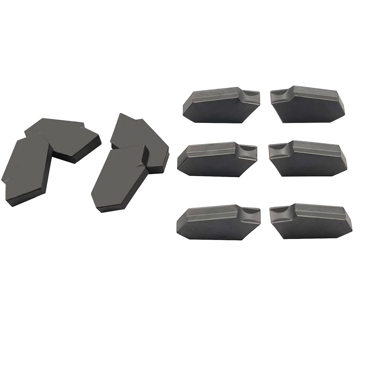 20PCS SP300 PC9030 CNC Grooving Carbide Inserts Steel Fit for SPB Lathe Grooving Cutting Tools, PVD Black Coating